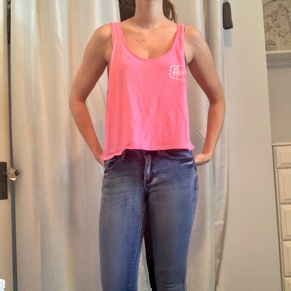 Hot Pink Crop